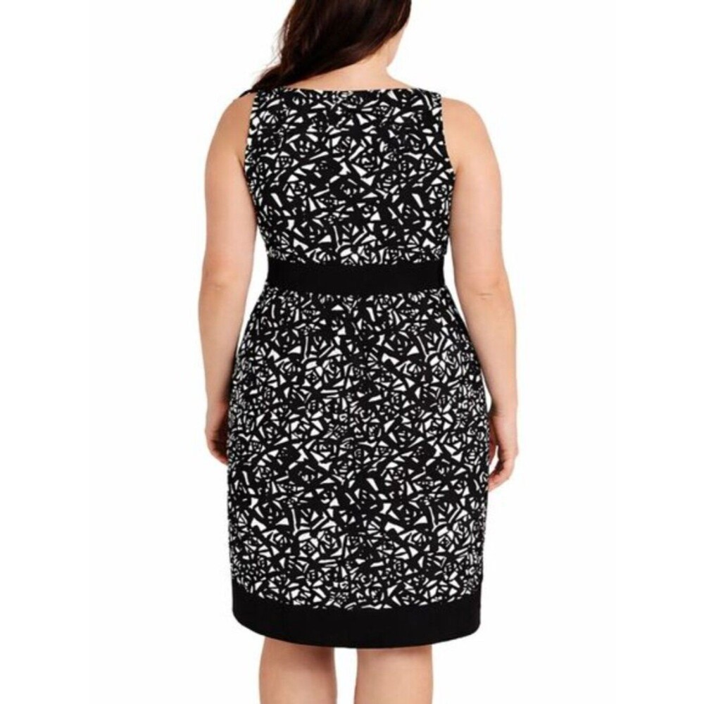 MICHAEL Michael Kors Casual Dress Size Large Geometric - Picture 2 of 13